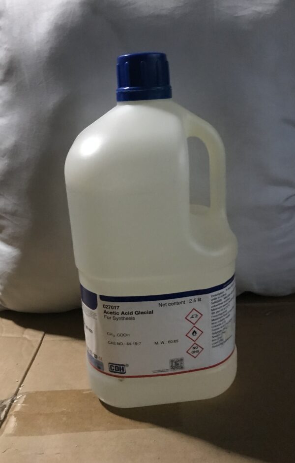 Acetic Acid Glacial 2 5L Analar LABSTORES NG   9645B38E 6F90 4E9C A1D6 2FC9C813FD42 600x939 