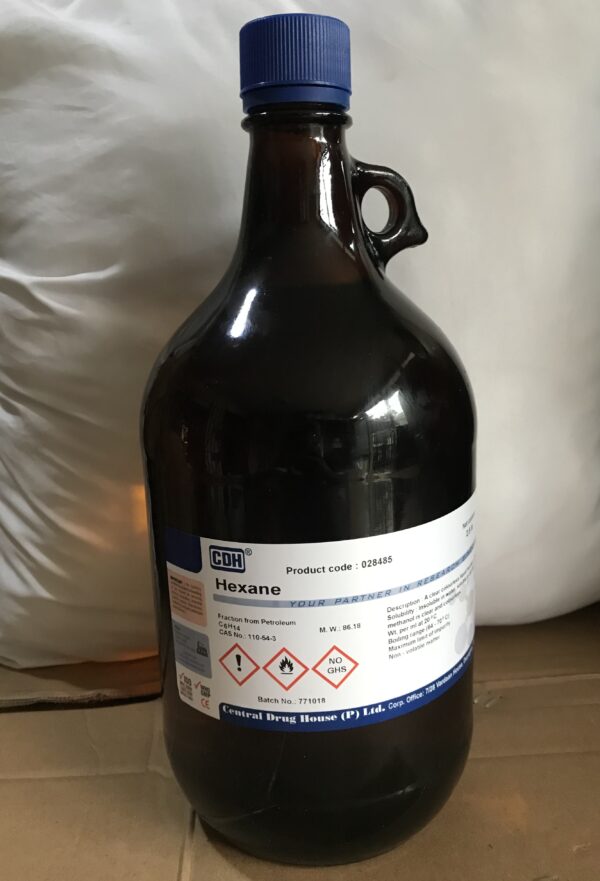 Hexane 2.5lt Analar - LABSTORES.NG