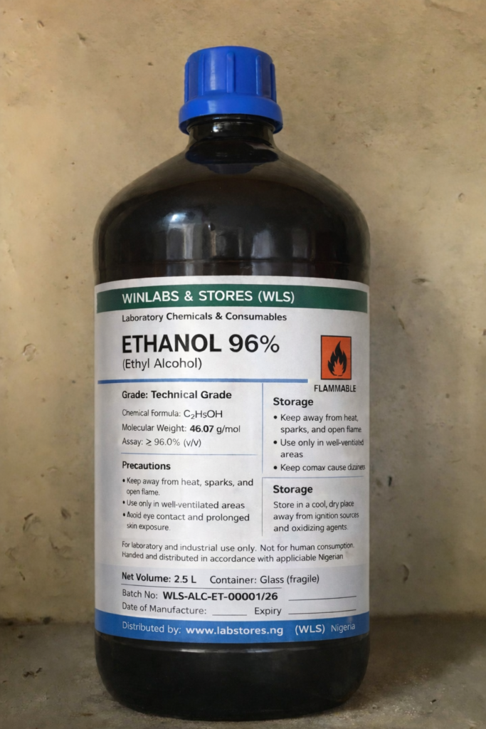 Ethanol technical Grade 96 2 5L LABSTORES NG ethanol-technical-grade-96-2-5l-labstores-ng